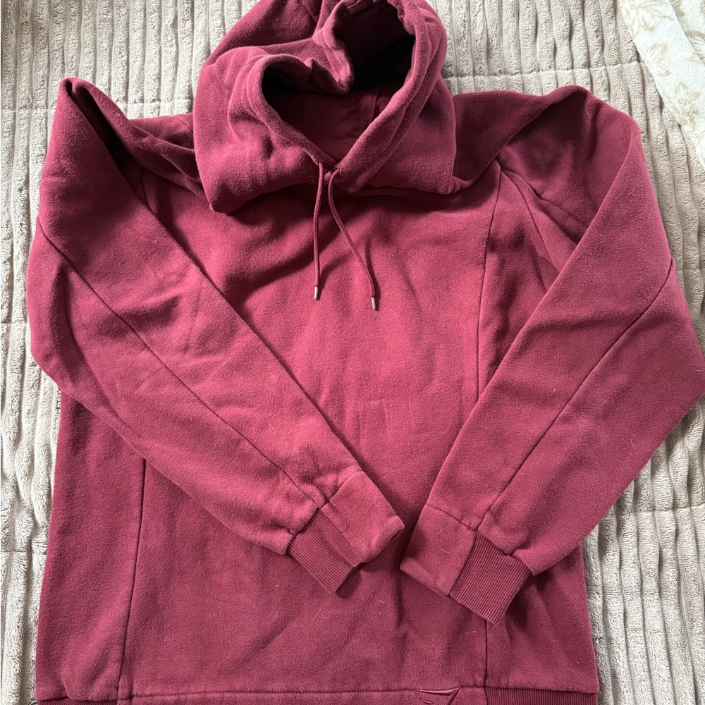 Men's GYMSHARK Burgundy Hoodie
